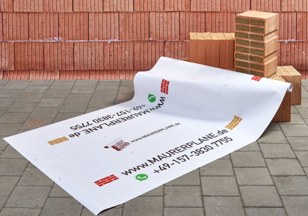 60x Maurerplane 150 x 137 cm (LxB) 550g/qm